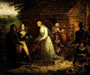 John Blake White Mrs. Motte Directing Generals Marion and Lee to Burn Her Mansion by John Blake White oil painting on canvas